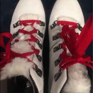 Marc Fisher leather lace-up boots!